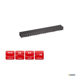 HEXALINE Canal Drenaje A15 PP Negra