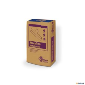 MECAFINO Yeso capa fina banda azul 17 kilos