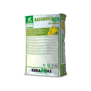 SACO 20kg. RASOBUILD ECO TOP GESSO EXTRAFINO BLANCO