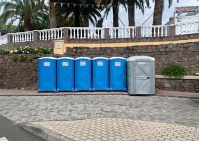Baños portátiles destinados evento