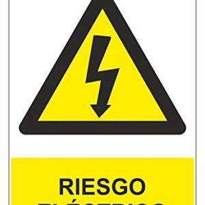 SEÑAL ADHESIVO ALTO VOLTAJE PEQUEÑA / RIESGO ELÉCTRICO