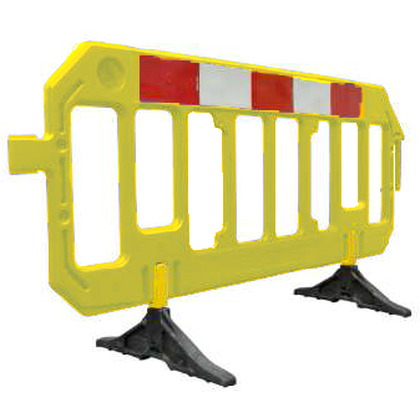 VALLA PLÁSTICA GATE BARRIER AMARILLA 2X1
