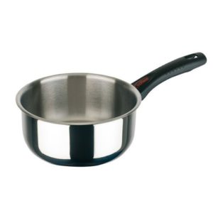 CAZO COCINA FORMA 14CM INOX. MANGO BAQUELITA