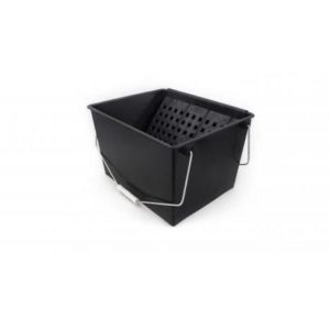 CUBETA DOS ASAS 16 L CON REJILLA PLASTICO 6909
