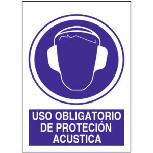 SEÑAL OBLIGATORIO PROTECTOR ACÚSTICO