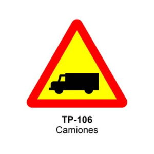 SEÑAL PE SALIDA DE CAMIONES 400X300 1041