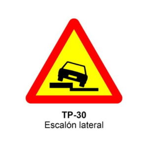 SEÑAL ESCALÓN LATERAL TP-30