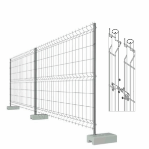 VALLA TRASLADABLE GALVANIZADA 1,9X3,5MTS. S/BASE
