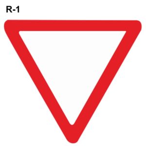 SEÑAL CEDA EL PASO R-1