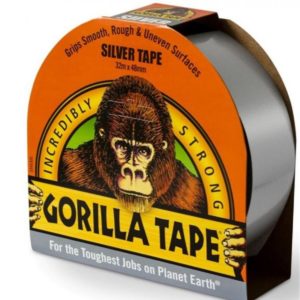 CINTA AMERICANA GORILLA 32M X 48MM PLATA