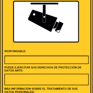 SEÑAL PE 21X29CM ZONA VIDEOVIGILADA