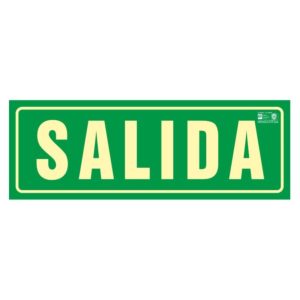 SEÑAL 297X105 PVC SALIDA
