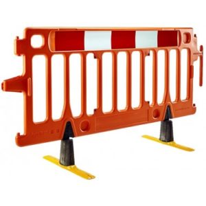 VALLA 2M. PVC NARANJA AVALON PATAS GIRATORIAS